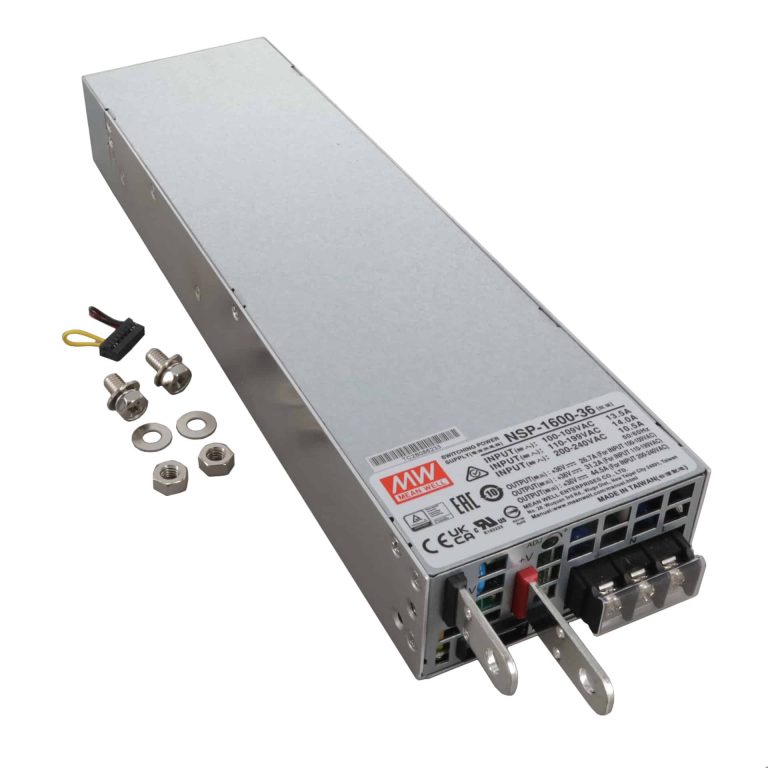 NSP-1600-36 – Fonte Chaveada Fechada 1,602kW 90-264VCA/127-370VCC Saída 36V-44.5A – MEAN WELL