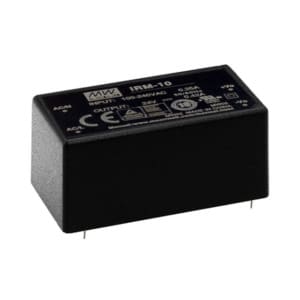 IRM-10-24 - Fonte Chaveada Fechada 10W 85-305VCA/120-430VCC Saída 24V-0.42A - MEAN WELL