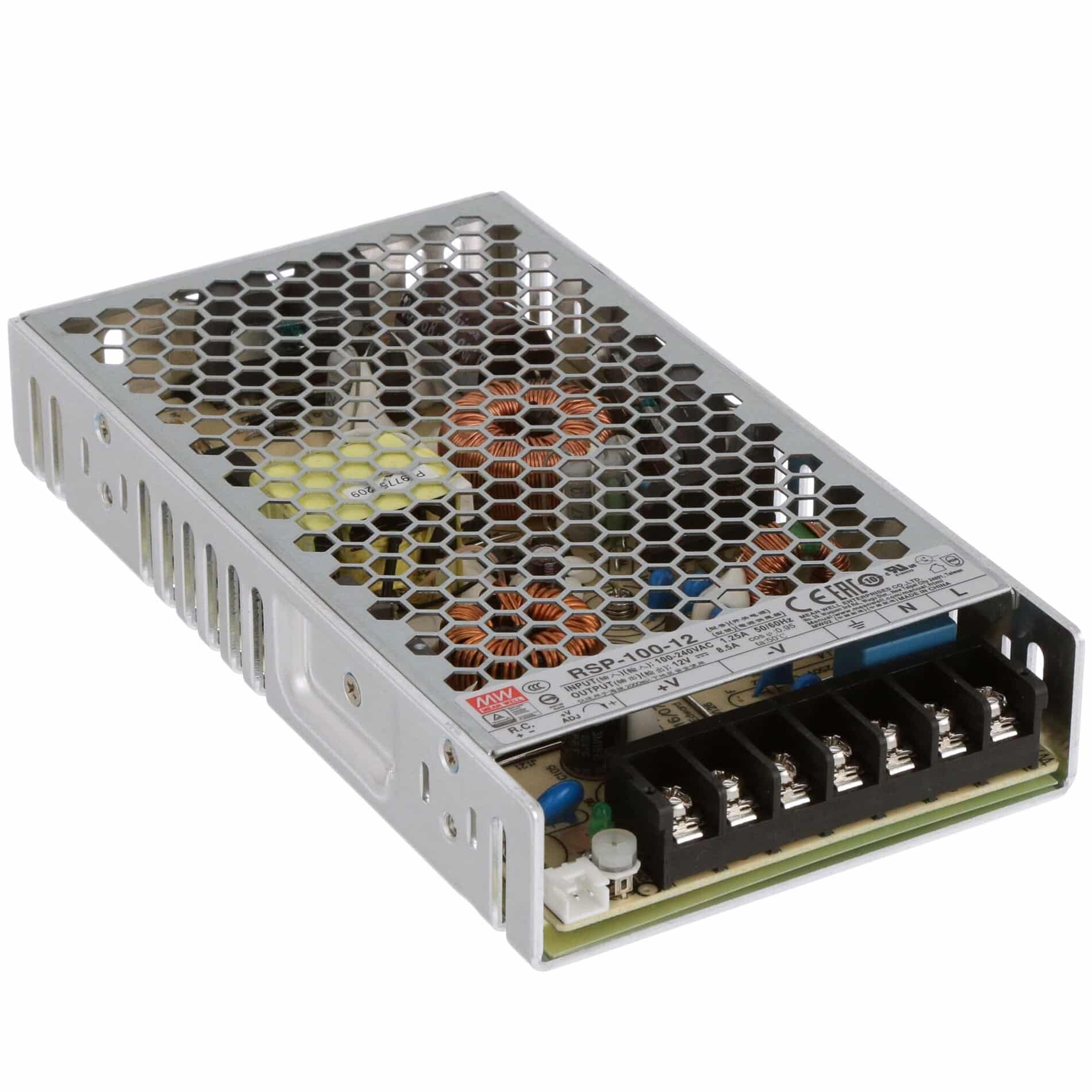RSP-100-24 - Fonte Chaveada 100W 88-264VCA/120-370VCC Saída 24VCC-4.2A - MEAN WELL 1 61ccb1e4e8269097a65f36fd87079f11