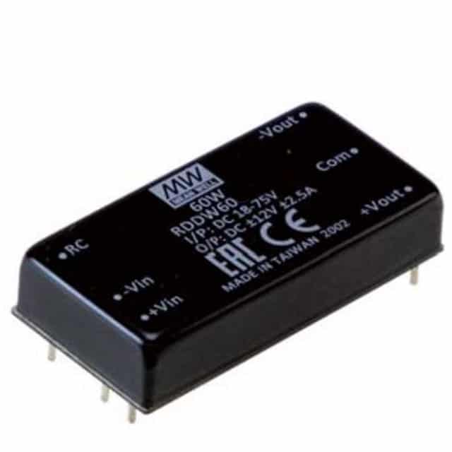 RDDW60F-12 - Conversor CC/CC Módulo 60W 9V-36V Saída +/-12V-2.5A - MEAN WELL 1 653c5ed8d9aa070cfe19b3d289e8ef73 1