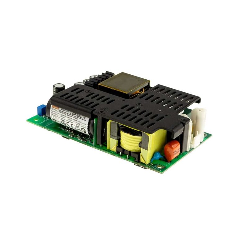 LOP-500-18 – Fonte Chaveada Aberta 301W/500W (ventilado) 80-264VCA/113-370VCC Saída 18V-16.7A – MEAN WELL