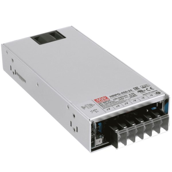 HRPG-450-48 - Fonte Chaveada 456W 85-264VCA/120-370VCC Saída 48VCC-9.5A - MEAN WELL