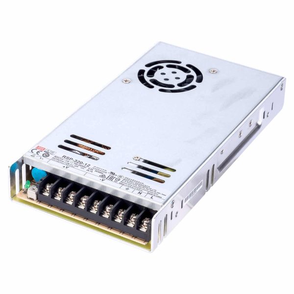 RSP-320-12 - Fonte Chaveada 320W 88-264VCA/120-370VCC Saída 12VCC-26.7A - MEAN WELL