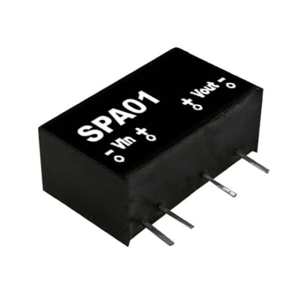 SPA01B-12 - Conversor CC/CC Módulo 1W 18V-36V Saída 12V-0.083A - MEAN WELL