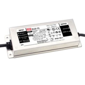 ELG-75-24D2 - Driver LED 76W 100-305VCA/142-431VCC Saída 24V 3,15A - MEAN WELL