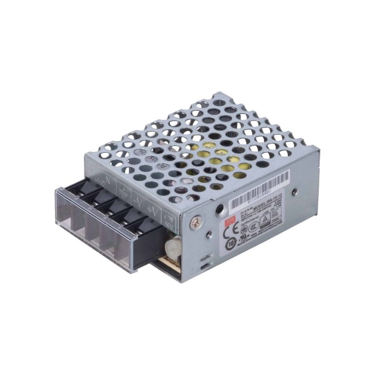 RS-15-12 – Fonte Chaveada 15W 85-264VCA/120-370VCC Saída 12VCC-1.3A – MEAN WELL
