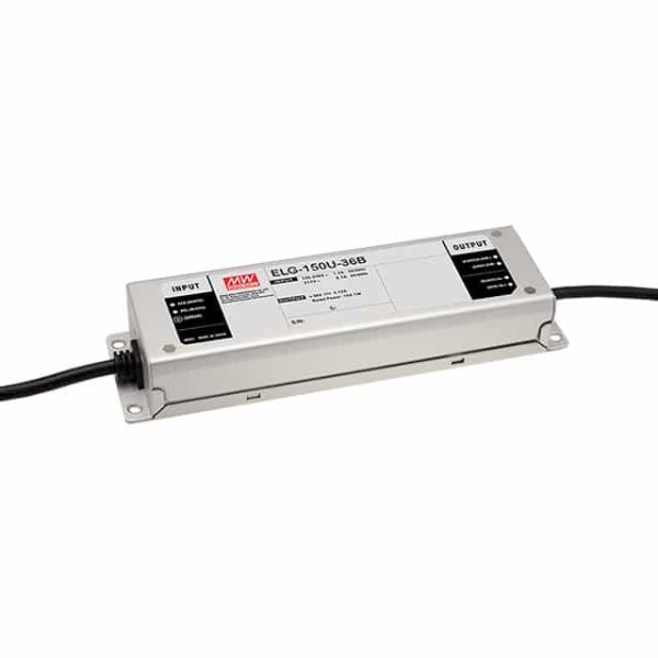 ELG-150U-24A - Driver LED 150W 100-305VCA/142-431VCC Saída 24V 6,25A - MEAN WELL