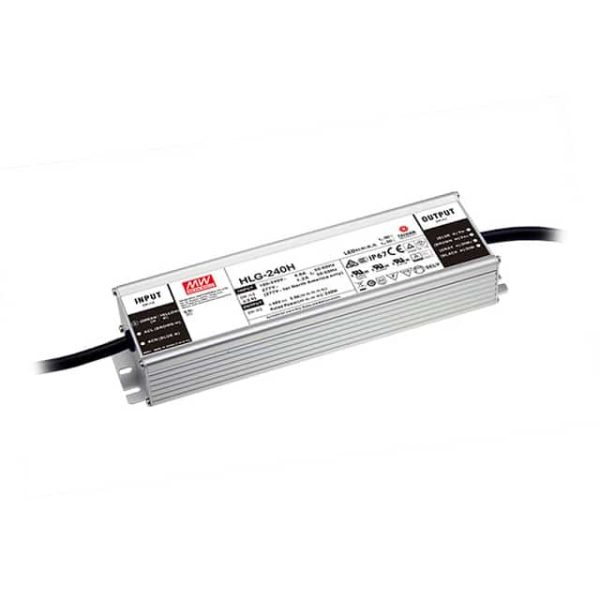 HLG-240H-12B - Driver LED 192W 100-305VCA/142-431VCC Saída 6-12V 16A - MEAN WELL
