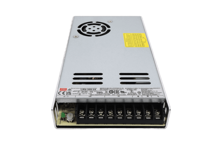 LRS-350-24 – Fonte Chaveada 350W 90-264VCA/240-370VCC Saída 24VCC/14.6A – MEAN WELL