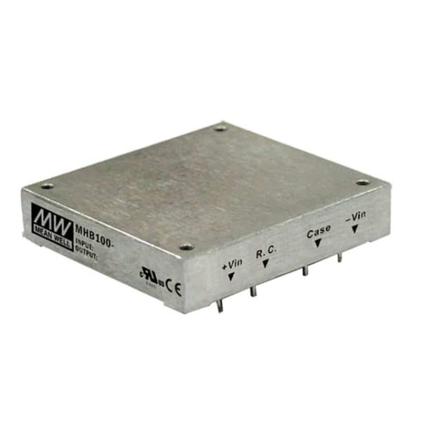 MHB100-48S24 - Conversor CC/CC Módulo 100W 36V-75V Saída 24V-4.17A - MEAN WELL