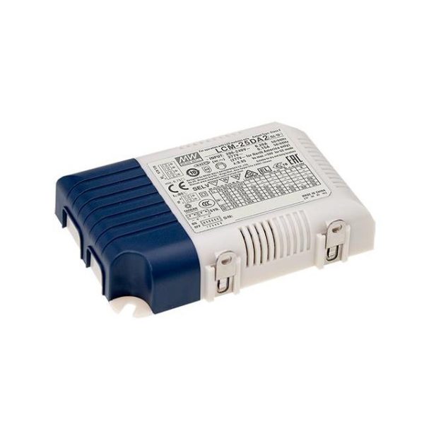 LCM-25DA2 - Driver LED 25W 180-277VCA/254-380VCC Saída 6-54V 1,05A - MEAN WELL