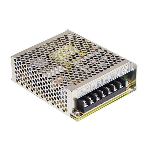RD-65A - Fonte Chaveada Fechada 66W 88-264VCA/125-373VCC Saídas 5V-6A/12V-3A - MEAN WELL