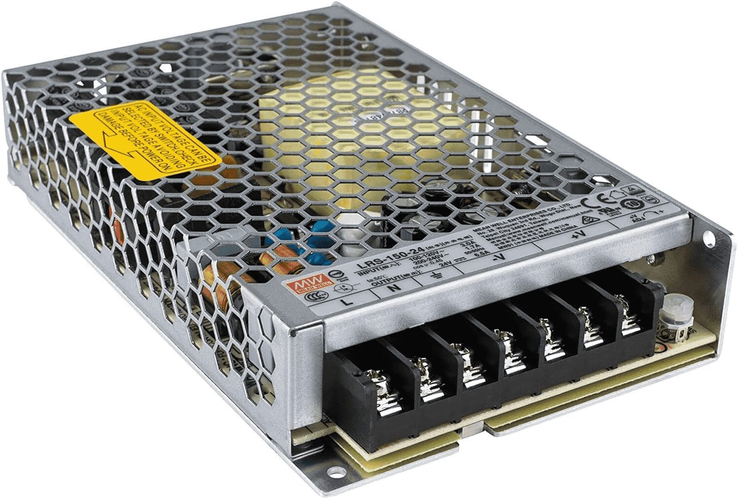 LRS-150-15 - Fonte Chaveada 150W 85-264VCA/120-373VCC Saída 15VCC/10A - MEAN WELL 1 82b8af34a6eea60a29b2932c4b6a5d56