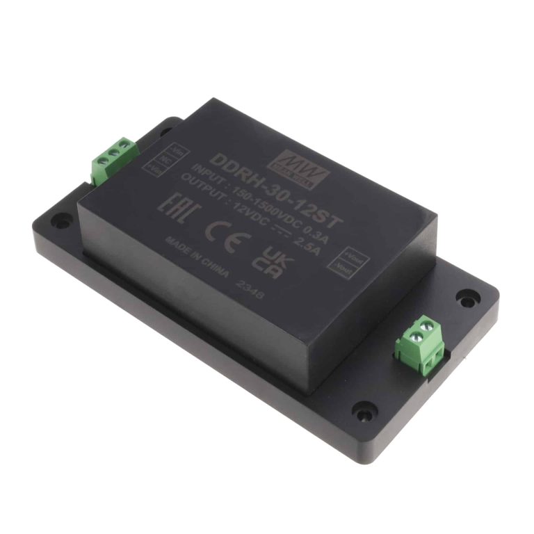 DDRH-30-12ST – Conversor CC/CC Fechado 30W 150V-1500V Saída 12V-2.5A – MEAN WELL
