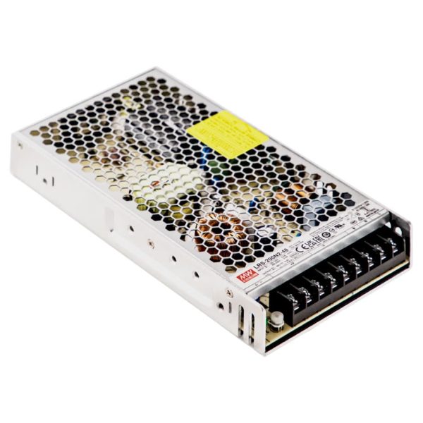 LRS-200N2-36 - Fonte Chaveada Fechada 212W 90-132VCA/180-264VCA/240-370VCC Saída 36V-5.9A - MEAN WELL