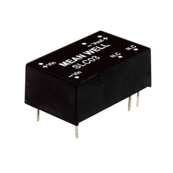 SLC03B-05 - Conversor CC/CC Módulo 3W 18V-36V Saída 5V-0.6A - MEAN WELL