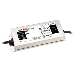ELG-75-42DA - Driver LED 76W 100-305VCA/142-431VCC Saída 21-42V 1,8A - MEAN WELL