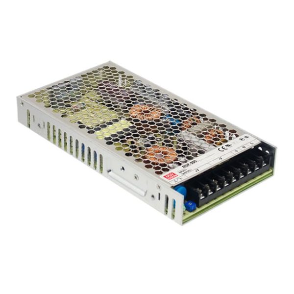 RSP-200-12 - Fonte Chaveada Fechada 200W 88-264VCA/124-370VCC Saída 12V-16.7A - MEAN WELL