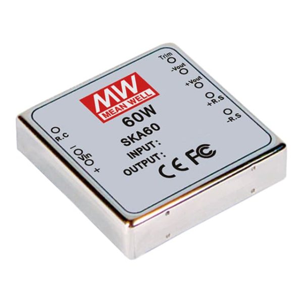 SKA60C-05 - Conversor CC/CC Módulo 60W 36V-75V Saída 5V-12A - MEAN WELL