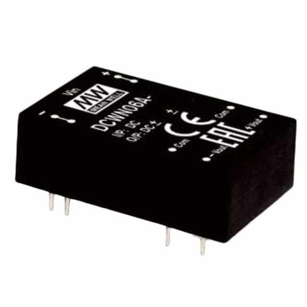 DCWN06B-12 - Conversor CC/CC Módulo 6W 18V-36V Saída +/-12V-0.25A - MEAN WELL