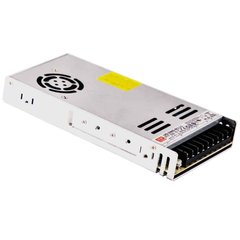 LRS-350N2-48 – Fonte Chaveada Fechada 350W 90-132VCA/180-264VCA/240-370VCC Saída 48V-7.3A – MEAN WELL
