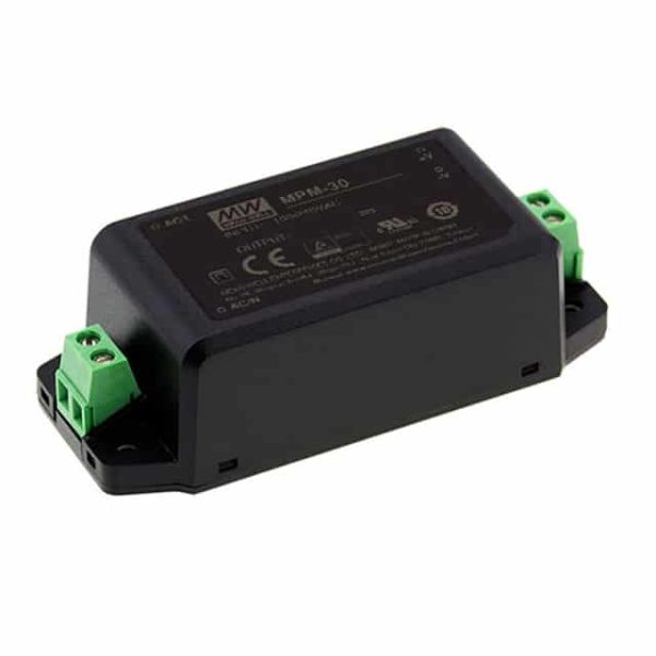 MPM-30-24ST - Fonte Chaveada Fechada 31W 80-264VCA Saída 24V-1.3A - MEAN WELL