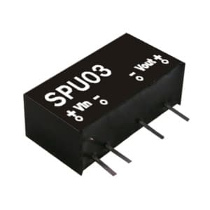 SPU03M-05 - Conversor CC/CC Módulo 3W 10,8V-13,2V Saída 5V-0.6A - MEAN WELL