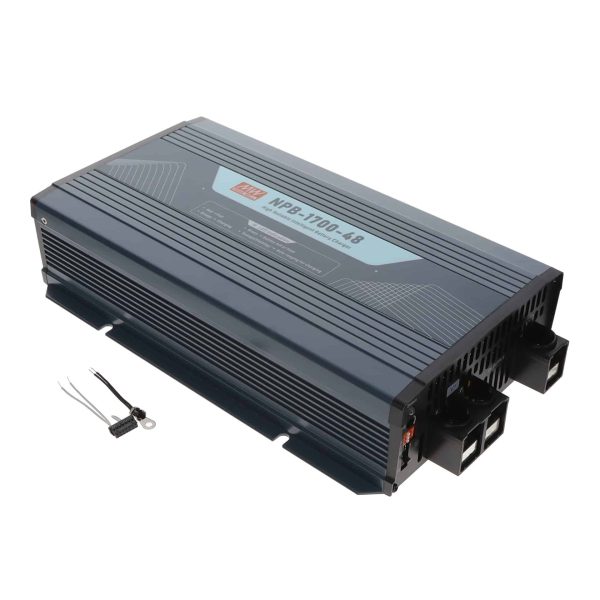 NPB-1700-48 - Carregador de Bateria 1,68kW 90-264VAC/127-370VCC Saída 42V-80V-25A - MEAN WELL