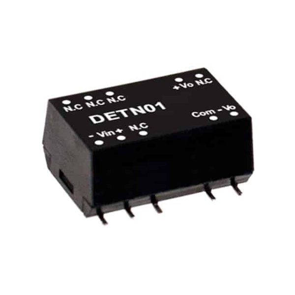 DETN01M-12 - Conversor CC/CC Módulo 1W 10,8V-13,2V Saída +/-12V-0.042A - MEAN WELL