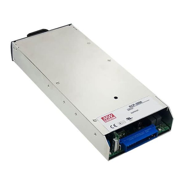 RCP-2000-24 - Fonte Chaveada Fechada 1920W 90-264VCA/127-370VCC Saída 24V-80A - MEAN WELL