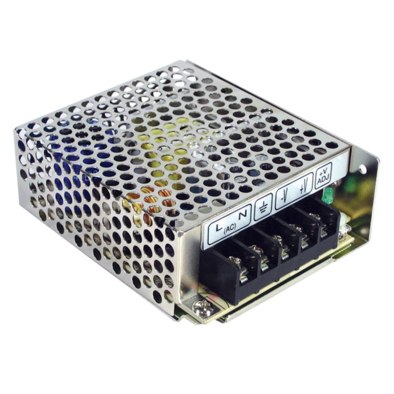 RD-35A – Fonte Chaveada 32W 88-264VCA/125-373VCC Saída 5VCC-4A/12VCC-1A – MEAN WELL