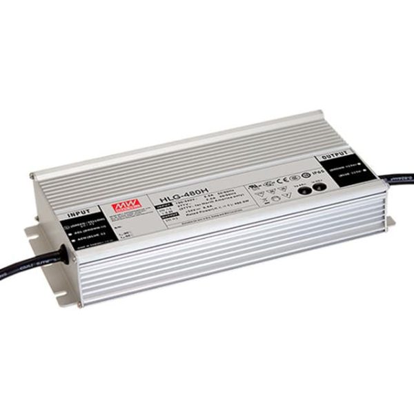 HLG-480H-48 - Driver LED 480W 100-305VCA/142-431VCC Saída 24-48V 10A - MEAN WELL