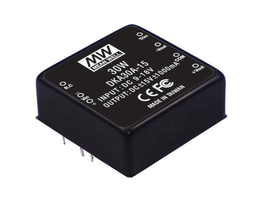 DKA30A-12 - Conversor CC/CC c/ Isolação 30W 9-18V Saída +/-12V +/- 1.25A - MEAN WELL 1 abbb0ed52e64ce2c5465ec731836fd7b