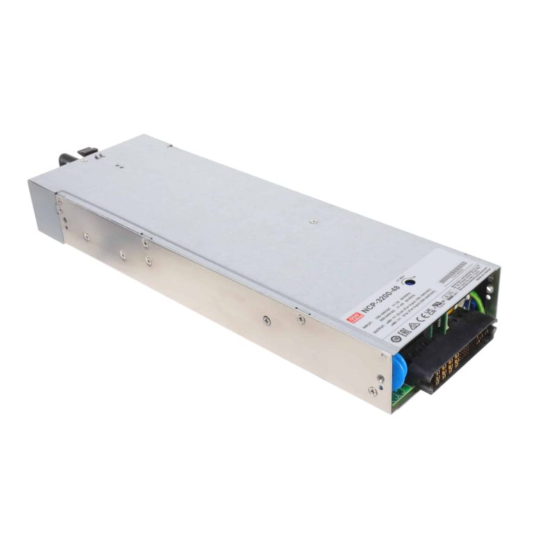 NCP-3200-048 – Fonte Chaveada Fechada 3,216kW 90-264VCA/127-400VCC Saída 48V-67A – MEAN WELL