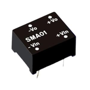 SMA01M-12 - Conversor CC/CC Módulo 1W 10,8V-13,2V Saída 12V-0.084A - MEAN WELL