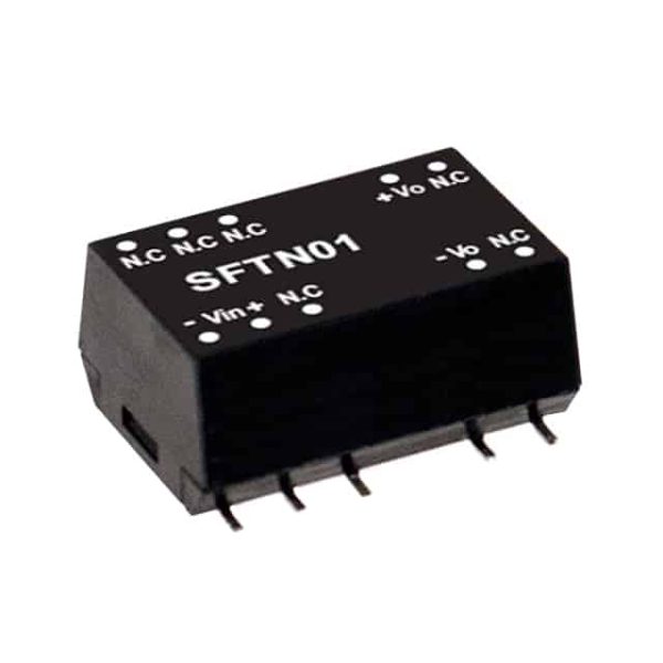 SFTN01L-05 - Conversor CC/CC Módulo 1W 4,5V-5,5V Saída 5V-0.2A - MEAN WELL