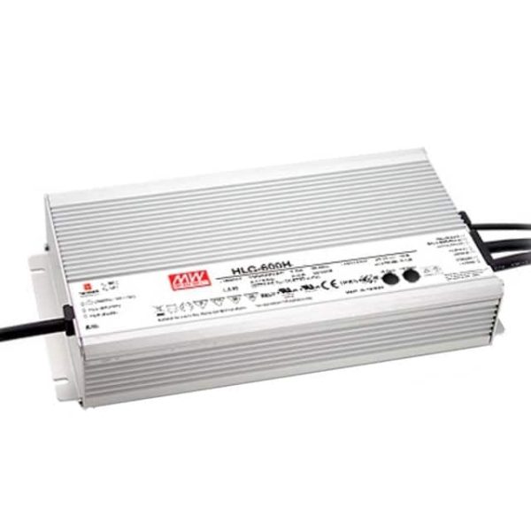HLG-600H-30 - Driver LED 600W 100-305VCA/142-431VCC Saída 30V 20A - MEAN WELL