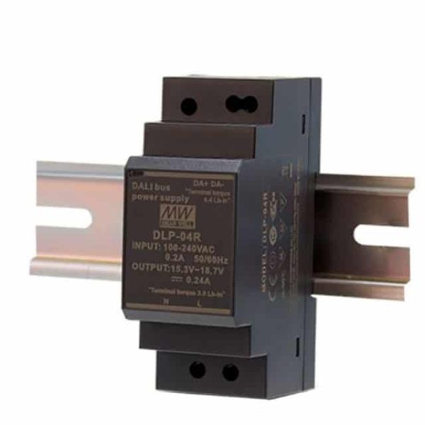 DLP-04R - Fonte Chaveada DIN 3,8W 90-264VCA/120-370VCC Saída 16V-0.24A - MEAN WELL