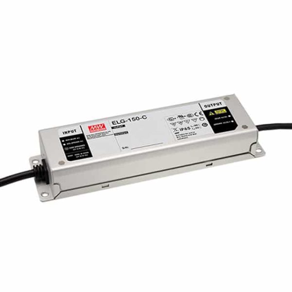 ELG-150-C1400 - Driver LED 150W 100-305VCA/142-431VCC Saída 54-107V 1,4A - MEAN WELL