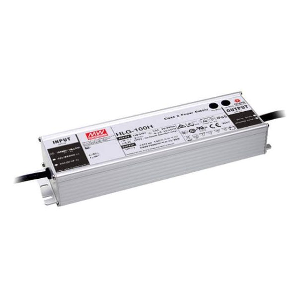 HLG-100H-30 - Driver LED 96W 100-305VCA/142-431VCC Saída 15-30V 3,2A - MEAN WELL