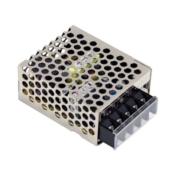 RS-15-48 - Fonte Chaveada Fechada 15W 85-264VCA/120-370VCC Saída 48V-0.313A - MEAN WELL