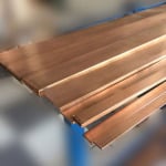 Barra chata de cobre - MCEIG