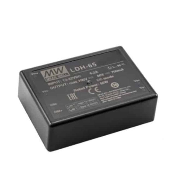 LDH-65-1750 - Driver LED 75W 9.5-32VCC Saída 12,5-37V 1,75A - MEAN WELL