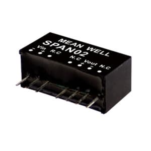 SPAN02E-03 - Conversor CC/CC Módulo 1.7W 4,5V-9V Saída 3,3V-0.5A - MEAN WELL