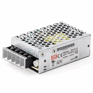 RS-25-15 - Fonte Chaveada 25W 88-264VCA/125-373VCC Saída 15VCC-1.7A - MEAN WELL