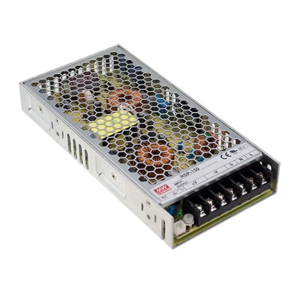 RSP-150-7.5 - Fonte Chaveada Fechada 150W 85-264VCA/120-370VCC Saída 7,5V-20A - MEAN WELL
