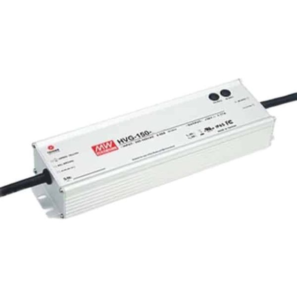 HVG-150-54AB - Driver LED 150W 180-528VCA/254VCC-747VCC Saída 54V 2,78A - MEAN WELL