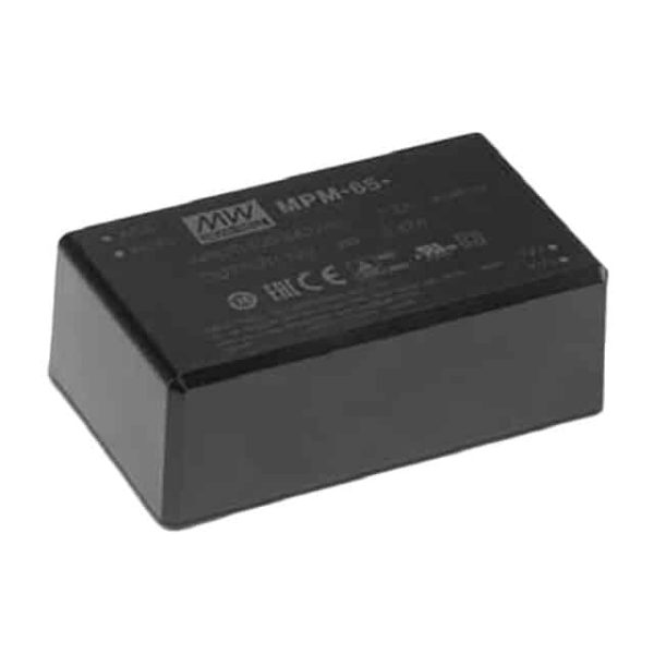 MPM-65-12 - Fonte Chaveada Fechada 65W 80-264VCA/113-370VCC Saída 12V-5,42A - MEAN WELL