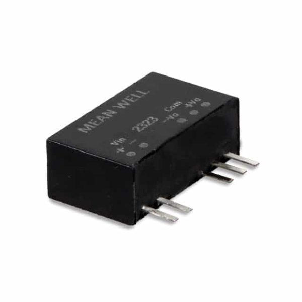 MDD02M-15N - Conversor CC/CC Módulo 2W 10,8V-13,2V Saída +/-15V-0.067A - MEAN WELL