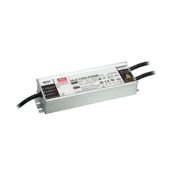 HLG-120H-36AB - Driver LED 120W 100-305VCA/142-431VCC Saída 36V 3,4A - MEAN WELL